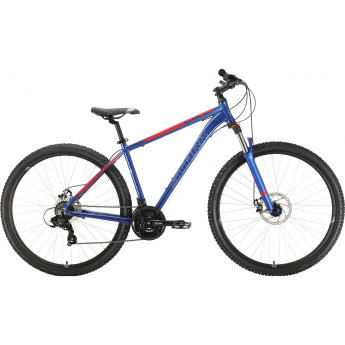 Велосипед STARK HUNTER 29.2 D, рама 20", (2022) голубой/красный