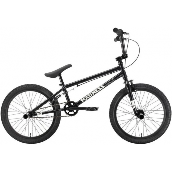 Велосипед STARK MADNESS BMX 1 (2022) серебристый/черный/коричневый