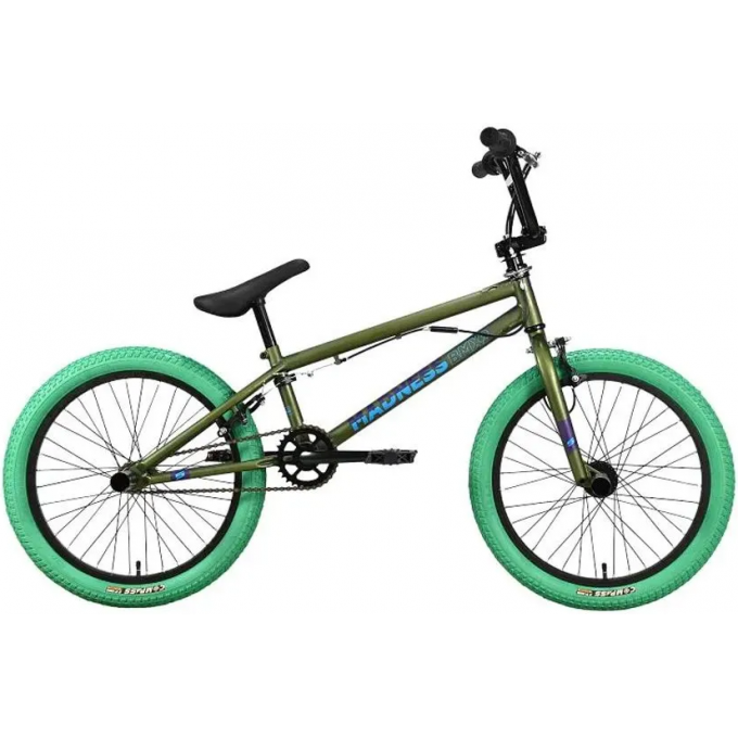 Велосипед STARK MADNESS BMX 2 (2022) зеленый/голубой/зеленый 4670094415811 Велосипед STARK MADNESS BMX 2 (2022) зеленый/голубой/зеленый 4670094415811