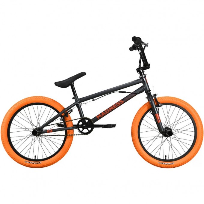 Велосипед STARK MADNESS BMX 2 (2023) серый/оранжевый/оранжевый 4670094414319 Велосипед STARK MADNESS BMX 2 (2023) серый/оранжевый/оранжевый 4670094414319