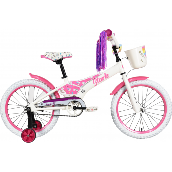 Велосипед STARK TANUKI 18 GIRL (2023) белый/фиолетовый