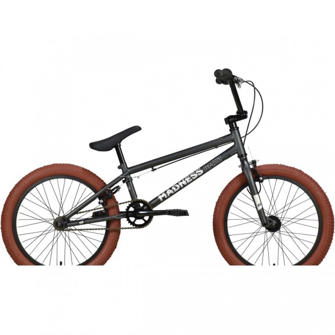 Велосипед STARK'22 MADNESS BMX 1 темно-серый/серебристый/коричневый 4670094416702 Велосипед STARK'22 MADNESS BMX 1 темно-серый/серебристый/коричневый 4670094416702