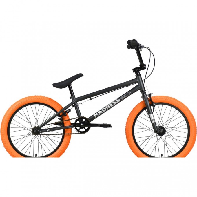 Велосипед STARK'22 MADNESS BMX 1 темно-серый/серебристый/оранжевый 4670094416696 Велосипед STARK'22 MADNESS BMX 1 темно-серый/серебристый/оранжевый 4670094416696