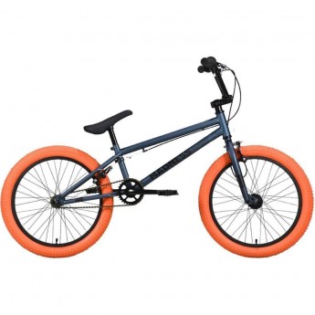 Велосипед STARK'22 MADNESS BMX 1 темно-синий/черный/мандариновый