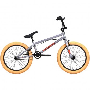Велосипед STARK'22 MADNESS BMX 2 серый/красный/черный