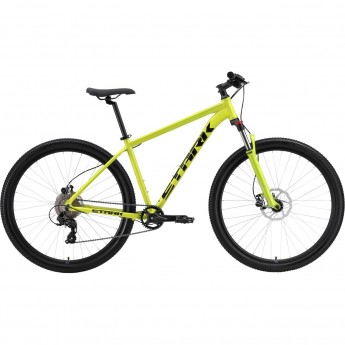 Велосипед STARK'24 HUNTER 29.2 HD зелено-желтый/черный 22"