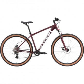 Велосипед STARK'24 HUNTER 29.3 HD темно-красный/белый 18"