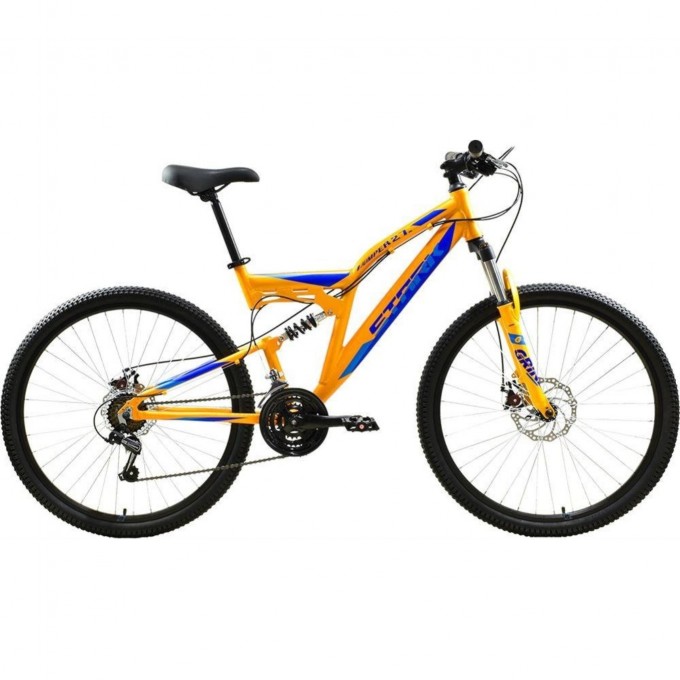Велосипед STARK'24 JUMPER FS 27.1 D оранжевый/голубой, синий 18" 4670094417648 Велосипед STARK'24 JUMPER FS 27.1 D оранжевый/голубой, синий 18" 4670094417648