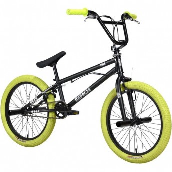 Велосипед STARK'24 MADNESS BMX 2 черный матовый/серебристый/хаки