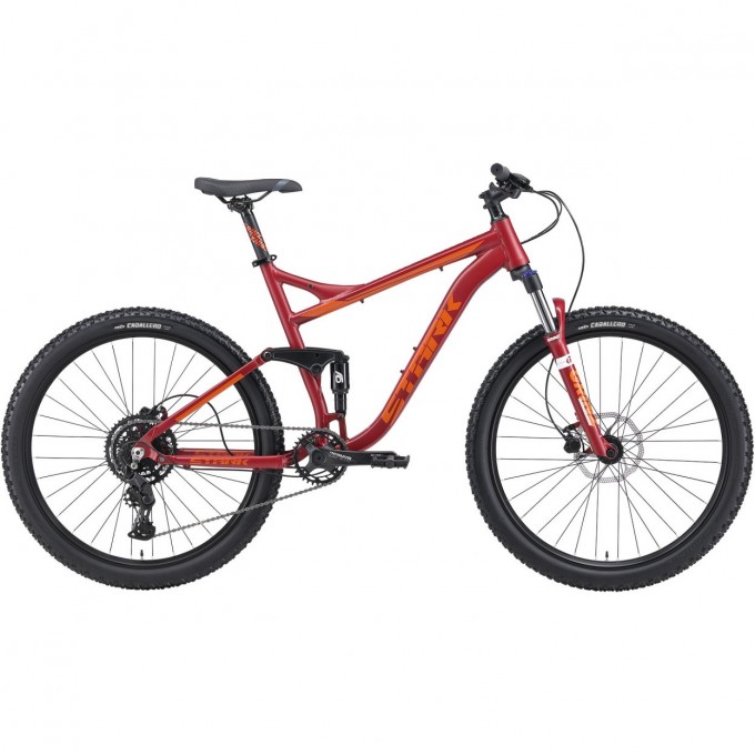 Велосипед STARK'24 TACTIC FS 27.4 HD красный матовый/оранжевый 18" 4670094418621 Велосипед STARK'24 TACTIC FS 27.4 HD красный матовый/оранжевый 18" 4670094418621