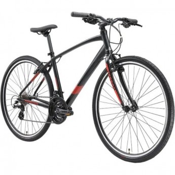 Велосипед STARK'24 TERROS 28.3 V черный матовый металлик/оранжевый,черный 16"