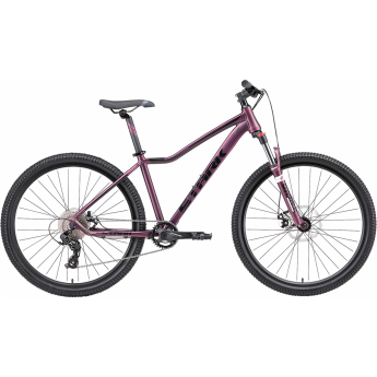 Велосипед STARK'24 VIVA 27.2 D фиолетовый матовый/черный 14.5"